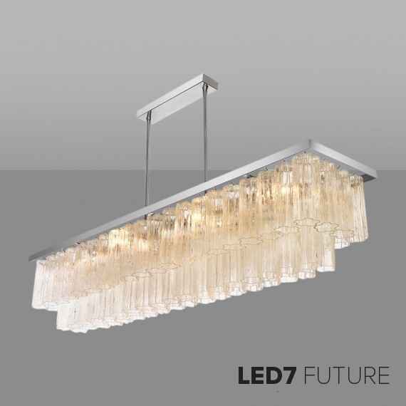 Bella Figura Lighting - Pentagon Rectangular Chandelier